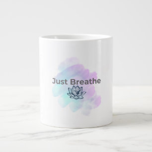 Einfach Atmen 🌿 Jumbo-Tasse
