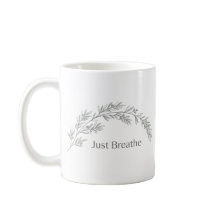 Einfach Atmen Minimalistische Botanische Tasse