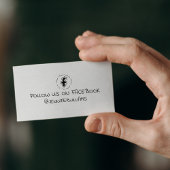 Einfach auf Facebook folgen, Social Media Gummistempel