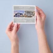 EINFACH AUFGEFÜHRTE Real Anwesen Marketing Postkar Flyer (Gruppe)