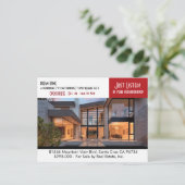 EINFACH AUFGELISTETE Postkarte für Real Anwesen (Stehend Vorderseite)