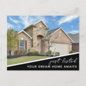 EINFACH AUFGELISTETES Real Anwesen Marketing Postkarte (Vorderseite)