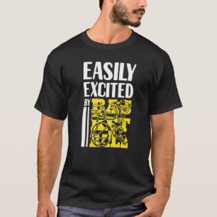 Einfach aufgeregt durch Basketballspieler-Trainer  T-Shirt