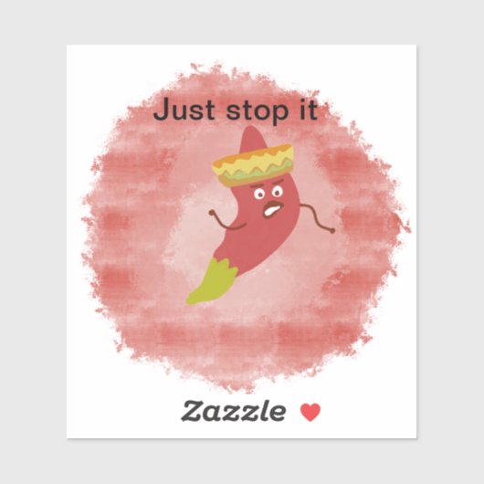 Einfach aufhören aufkleber (Blatt)