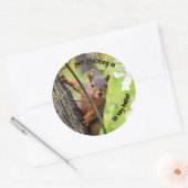 Einfach Aufkleber anklicken (Umschlag)