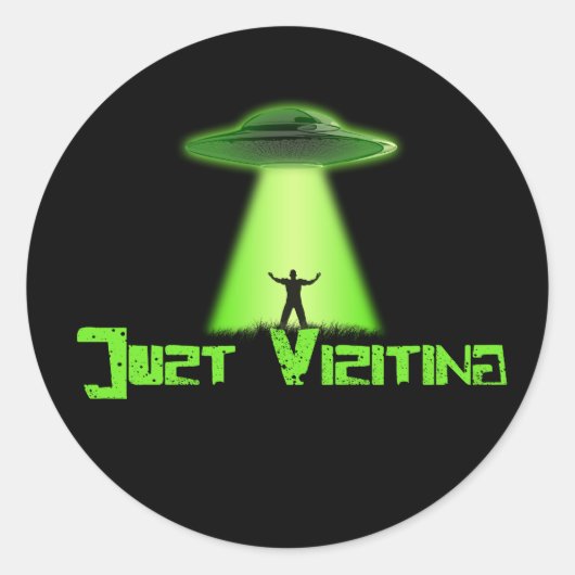 Einfach Aufkleber besuchen (Vorderseite)