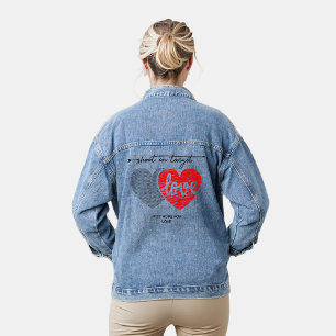 Einfach aufs Ziel schießen und auf Liebe hoffen Jeansjacke