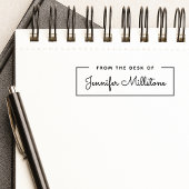 Einfach aus dem Schreibtisch des Skriptnamens Permastempel