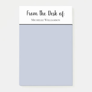 Einfach aus dem Schreibtisch mit eleganter Typogra Post-it Klebezettel