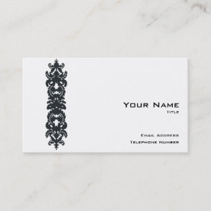 Einfach ausgefeilte Visitenkarte mit QR Code V