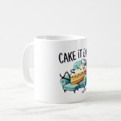Einfach backen - entspannen kaffeetasse (Vorderseite Links)