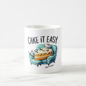 Einfach backen - entspannen kaffeetasse (Mittel)