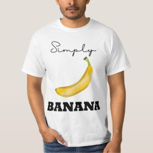 Einfach Bananen-Themen-Shirt T-Shirt