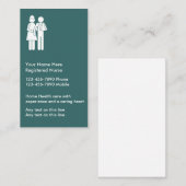 Einfach bearbeitbare Krankenversicherungskarten Visitenkarte (Vorne/Hinten)