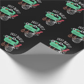 Einfach Beat It Lustiger Backpunsch Dunkler Hinter Geschenkpapier (Ecke)