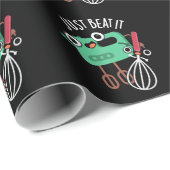Einfach Beat It Lustiger Backpunsch Dunkler Hinter Geschenkpapier (Rolleneckpunkt)