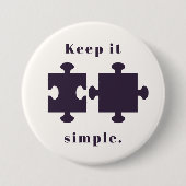 Einfach behalten button (Vorderseite)