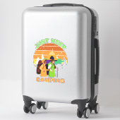 EINFACH BEHALTEN CAMPING AUFKLEBER (Koffer)