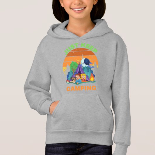 EINFACH BEHALTEN CAMPING HOODIE (Vorderseite)