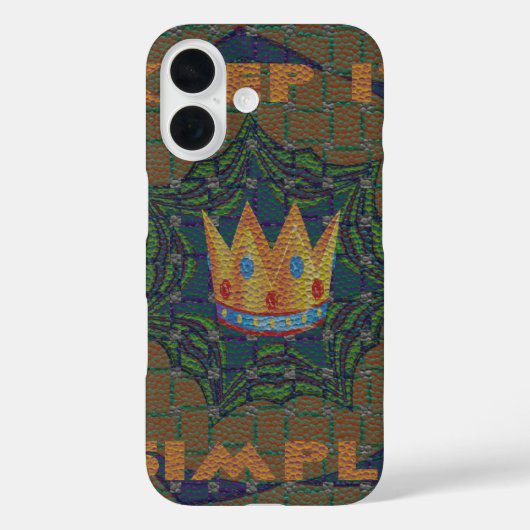 Einfach behalten: Das Royal Clarity Pattern Design Case-Mate iPhone Hülle (Rückseite)