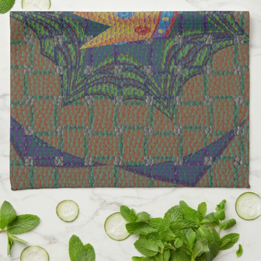 Einfach behalten: Das Royal Clarity Pattern Design Handtuch (Gefaltet)