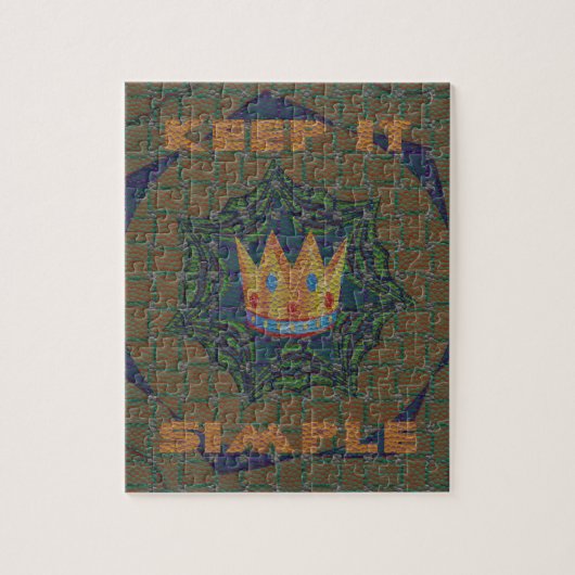 Einfach behalten: Das Royal Clarity Pattern Design Puzzle (Vertikal)