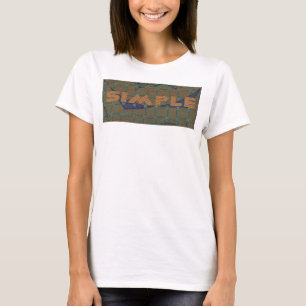 Einfach behalten: Das Royal Clarity Pattern Design T-Shirt