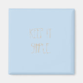 Einfach behalten: Kühlschrankmagnet (Vorne)