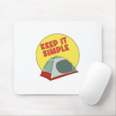 Einfach behalten mousepad (Mit Mouse)