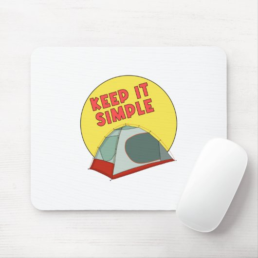 Einfach behalten mousepad (Mit Mouse)