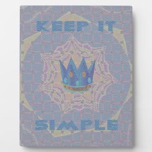 Einfach behalten: Pastel Royal Clarity Pattern Art Fotoplatte
