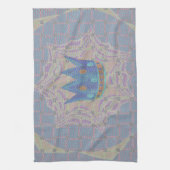 Einfach behalten: Pastel Royal Clarity Pattern Art Geschirrtuch (Vertikal)