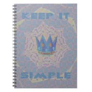 Einfach behalten: Pastel Royal Clarity Pattern Art Notizblock