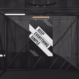 Einfach behalten poster