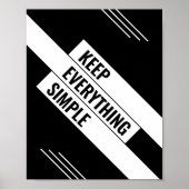 Einfach behalten poster (Vorne)