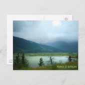 Einfach behalten postkarte (Vorne/Hinten)