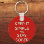 Einfach behalten und Stober Bleibe Schlüsselanhänger (Vorderseite)