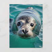 Einfach bei dir einchecken | BEHALTEND TOUCH Postkarte (Vorderseite)