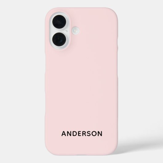 Einfach Benutzerdefiniert Personalisiert Pastellro Case-Mate iPhone Hülle (Rückseite)
