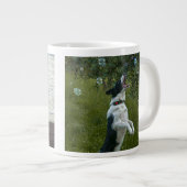 Einfach Benutzerdefiniert Zwei Foto Jumbo-Tasse (Vorderseite Rechts)