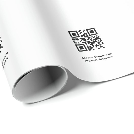 Einfach benutzerdefinierter QR-Code hinzufügen, da Geschenkpapier (Rolleneckpunkt)