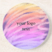 Einfach benutzerdefinierter QR-Code hinzufügen, da Getränkeuntersetzer (Vorne)