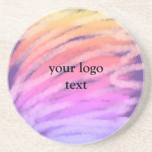 Einfach benutzerdefinierter QR-Code hinzufügen, da Getränkeuntersetzer (Vorne)