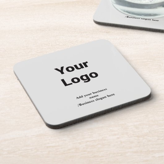 Einfach benutzerdefinierter QR-Code hinzufügen, da Getränkeuntersetzer (Linke Seite)