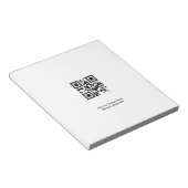 Einfach benutzerdefinierter QR-Code hinzufügen, da Notizblock (angewinkelt)