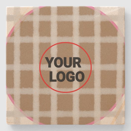 Einfach benutzerdefinierter QR-Code hinzufügen, da Steinuntersetzer (Vorderseite)