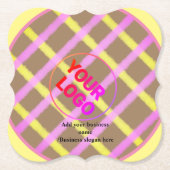 Einfach benutzerdefinierter QR-Code hinzufügen, da Untersetzer (Vorderseite)