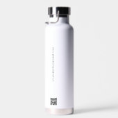 Einfach benutzerdefiniertes Logo QR Code Website P Trinkflasche (Rechts)