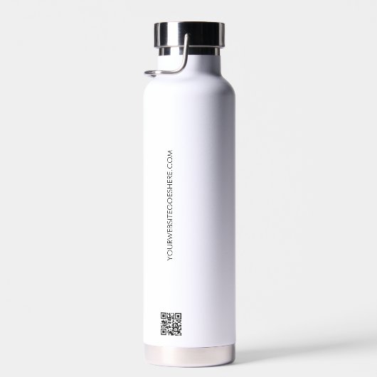 Einfach benutzerdefiniertes Logo QR Code Website P Trinkflasche (Rechts)