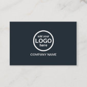 Einfach Beruflich 2 Farben hinzufügen Grün Visitenkarte (Rückseite)